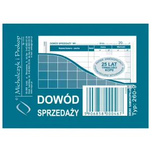 Druk MiP Dowód Sprzedaży Paragon A7/80